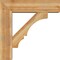 Ekena Millwork Balboa Block Rough Sawn Bracket w/ Offset Brace, Western Red Cedar, 8"W x 30"D x 30"H BKT0806X30X30BOA05RWR - alternate 4